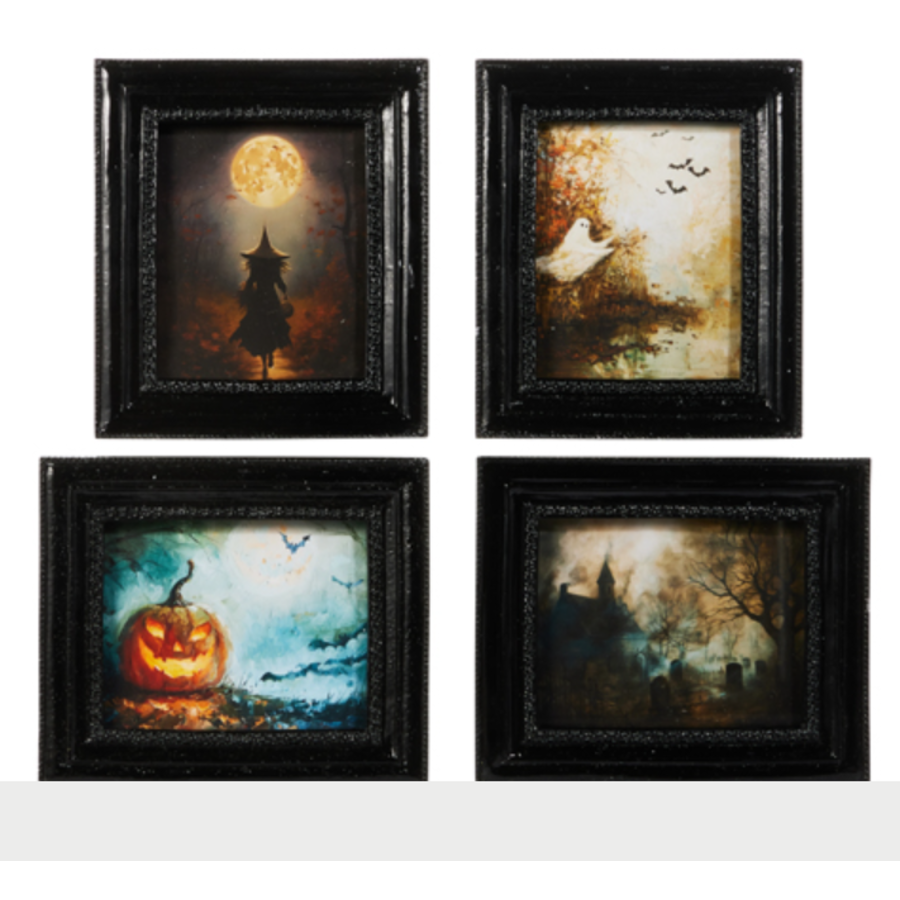 6" Spooky Nights Mini Framed Print