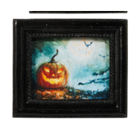6" Spooky Nights Mini Framed Print