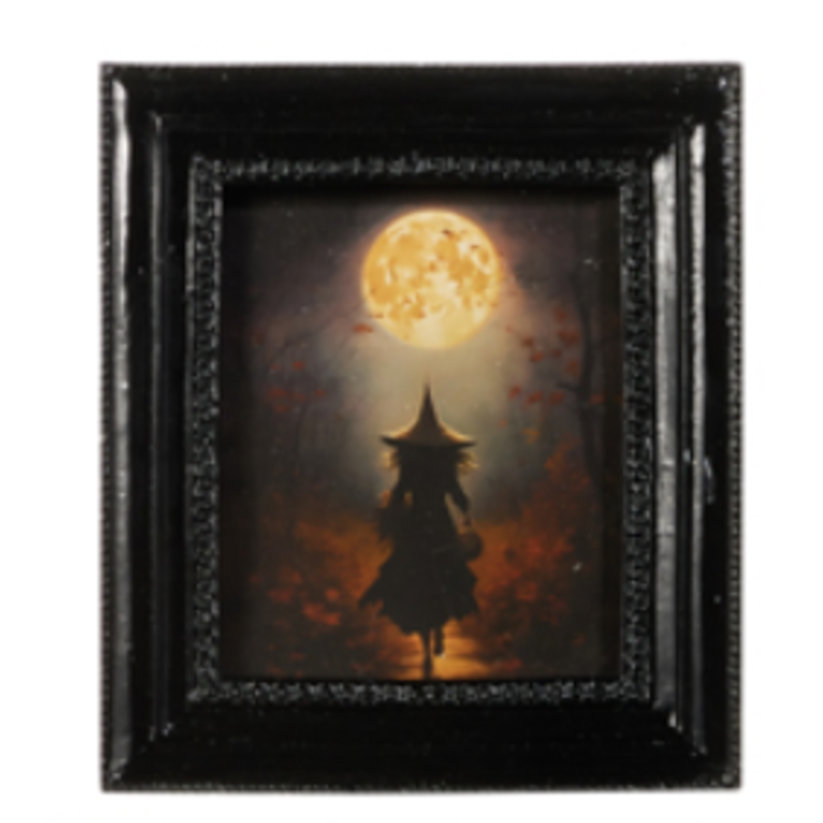 6" Spooky Nights Mini Framed Print