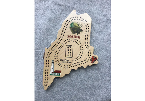  Maple Landmark, Inc Cribbage Board Maine 