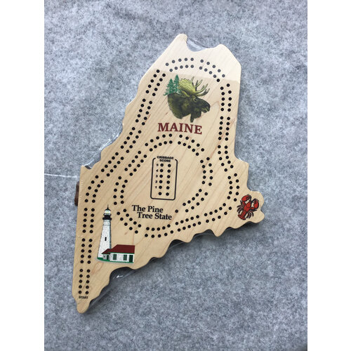  Maple Landmark, Inc Cribbage Board Maine 