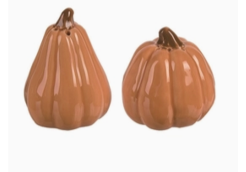 Dolomite Pumpkin Salt and Pepper Shakers   Dolomite Pumpkin Salt and Pepper Shakers