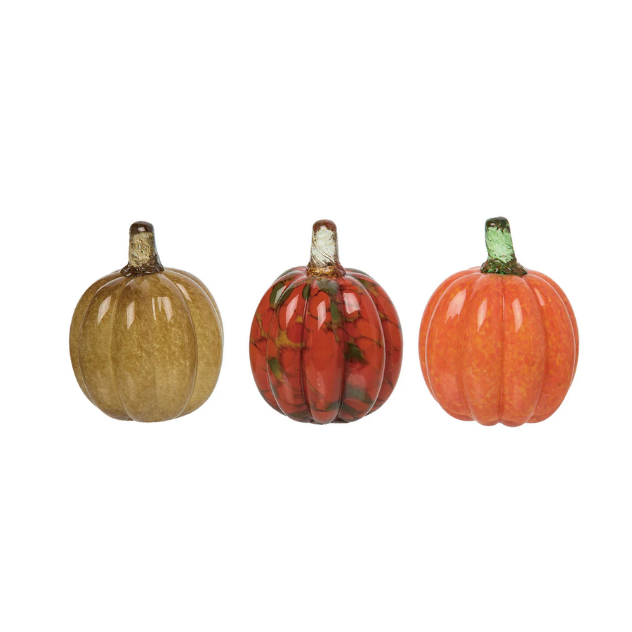 Glass Mini Harvest Pumpkin