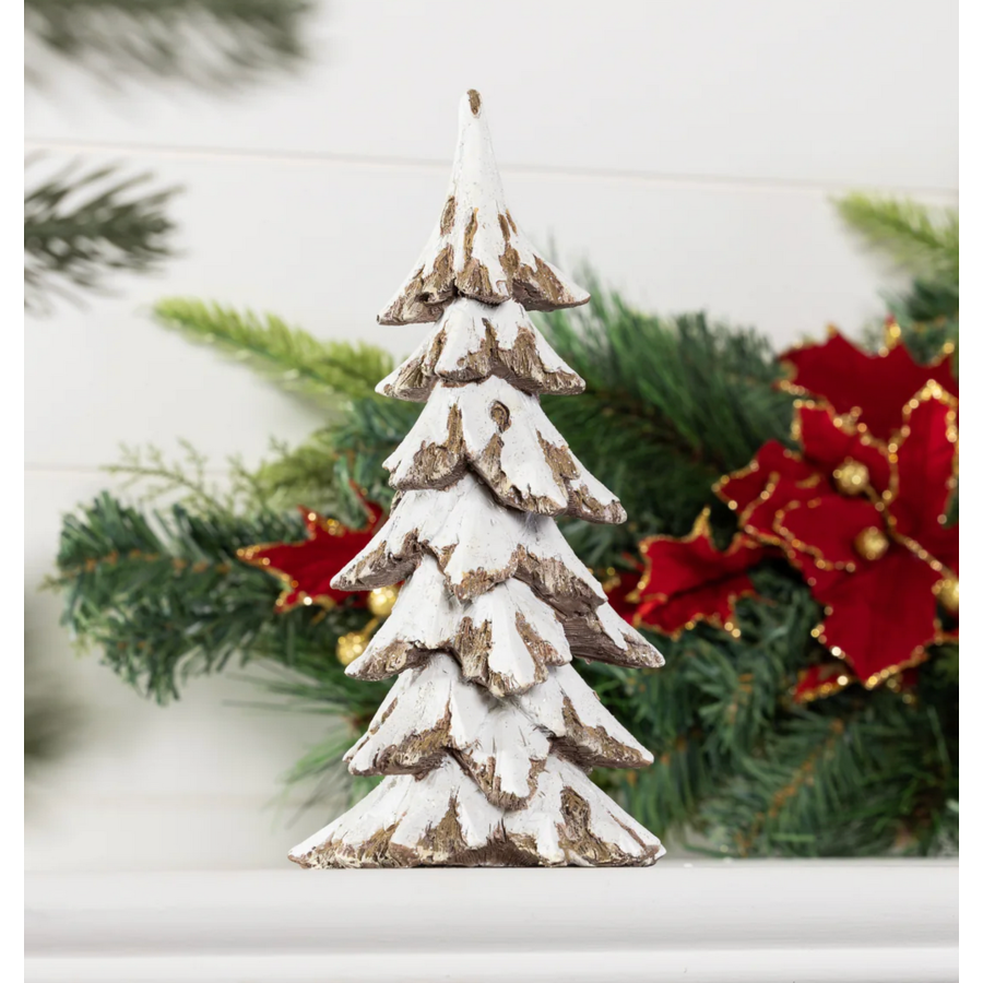 Resin Snowy Tree