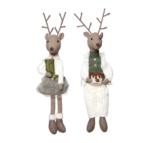  Plush Reindeer Sitter 