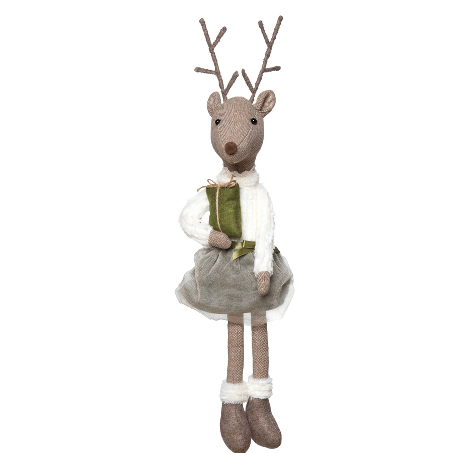 Plush Reindeer Sitter