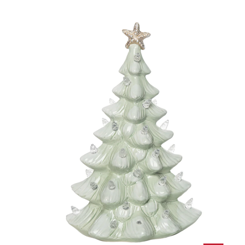  Ceramic Light up Coastal Christmas Tree 