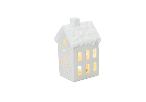  Ceramic Light Up Snowy House 