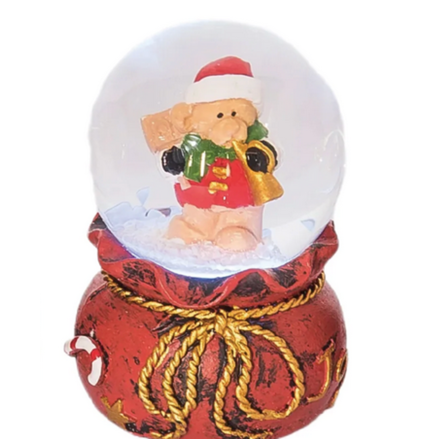 Mini Resin Light Up Snow Globe