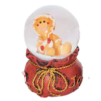 Mini Resin Light Up Snow Globe