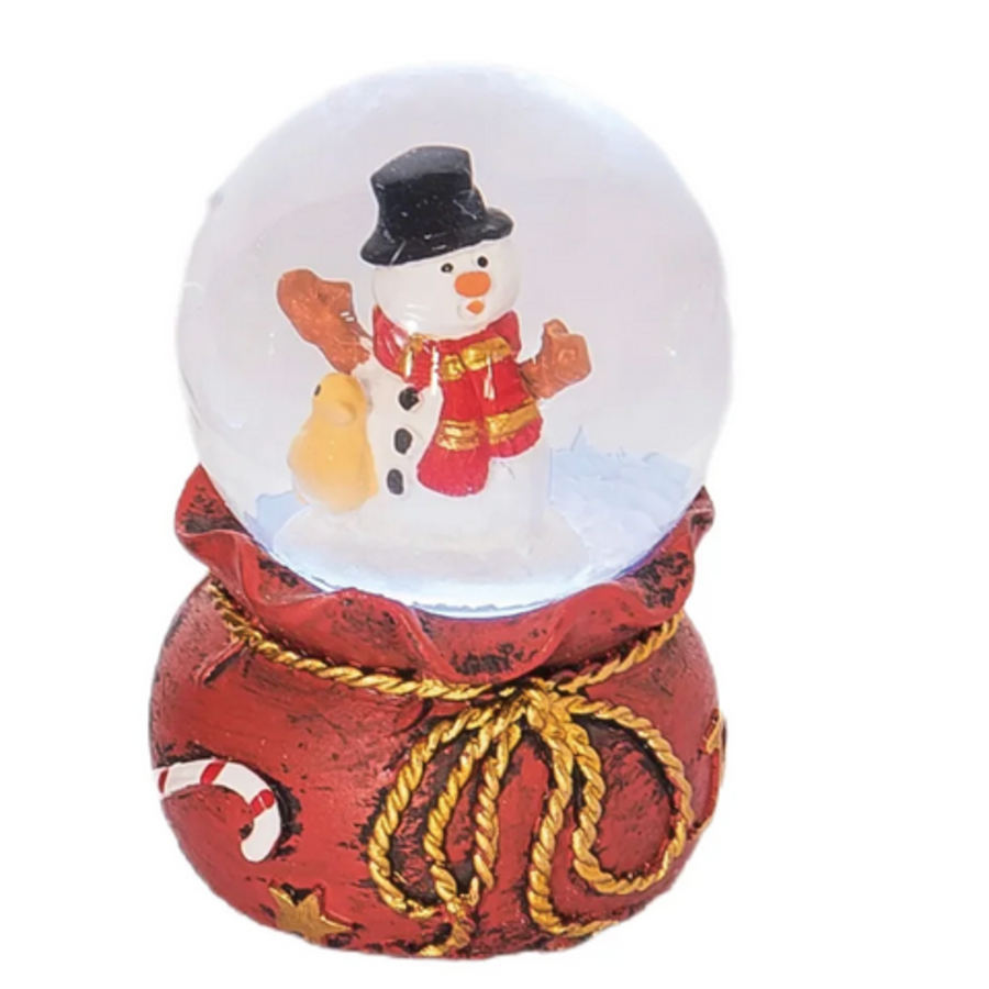 Mini Resin Light Up Snow Globe