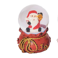 Mini Resin Light Up Snow Globe