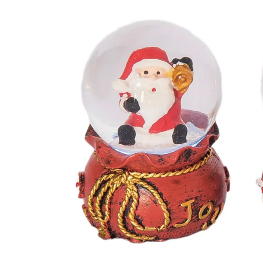 Mini Resin Light Up Snow Globe