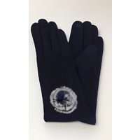 Gloves with Fur Accent