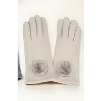 Gloves with Fur Accent