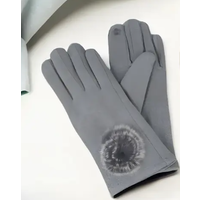 Gloves with Fur Accent