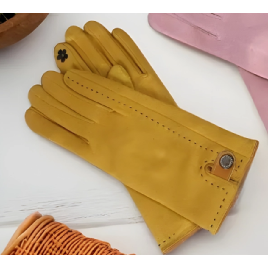 Microsuede Button Tab Gloves
