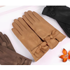 Young's Inc. Microsuede Gloves with Bow Knot