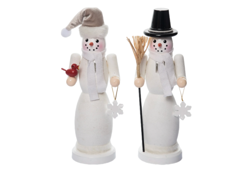  Large Wooden Snowman Nutcracker 
