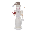 Large Wooden Snowman Nutcracker