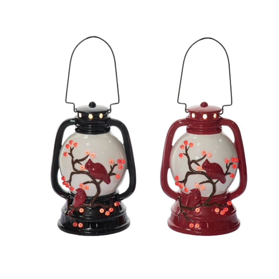 Light up Cardinal Lantern