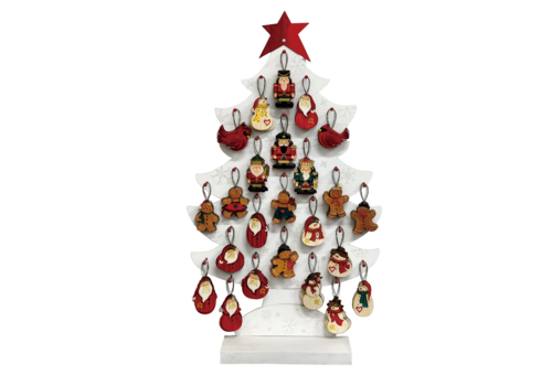  Plywood/Epoxy Ornament Assorted 