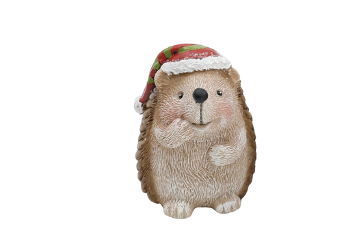  Mini Hedgehog w/ Christmas Hat 