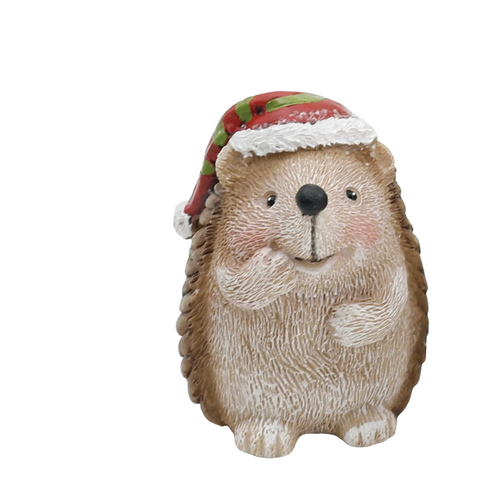  Mini Hedgehog w/ Christmas Hat 