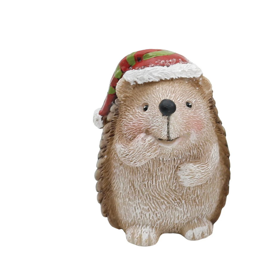 Mini Hedgehog w/ Christmas Hat