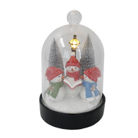 Light Up Snowman in Cloche