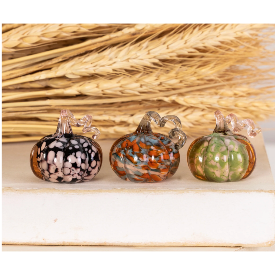 Glass Speckle Pumpkin Mini