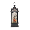 Glitzy Skeleton Lantern Water Globe