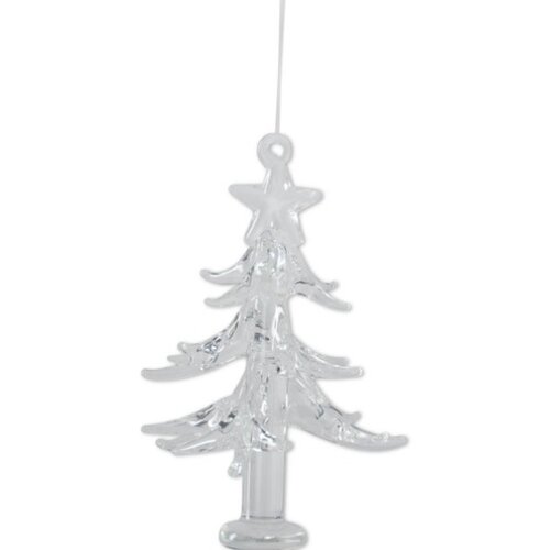  K & K Interiors Inc Glass Tree on Base Ornament 