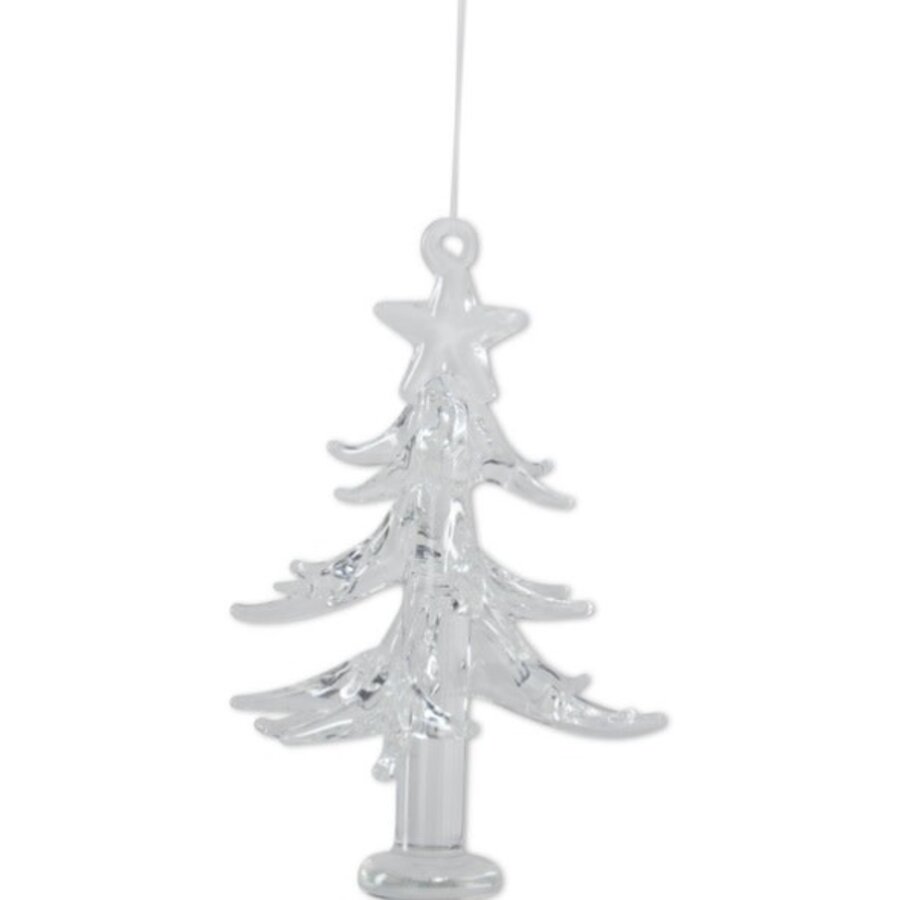 Glass Tree on Base Ornament