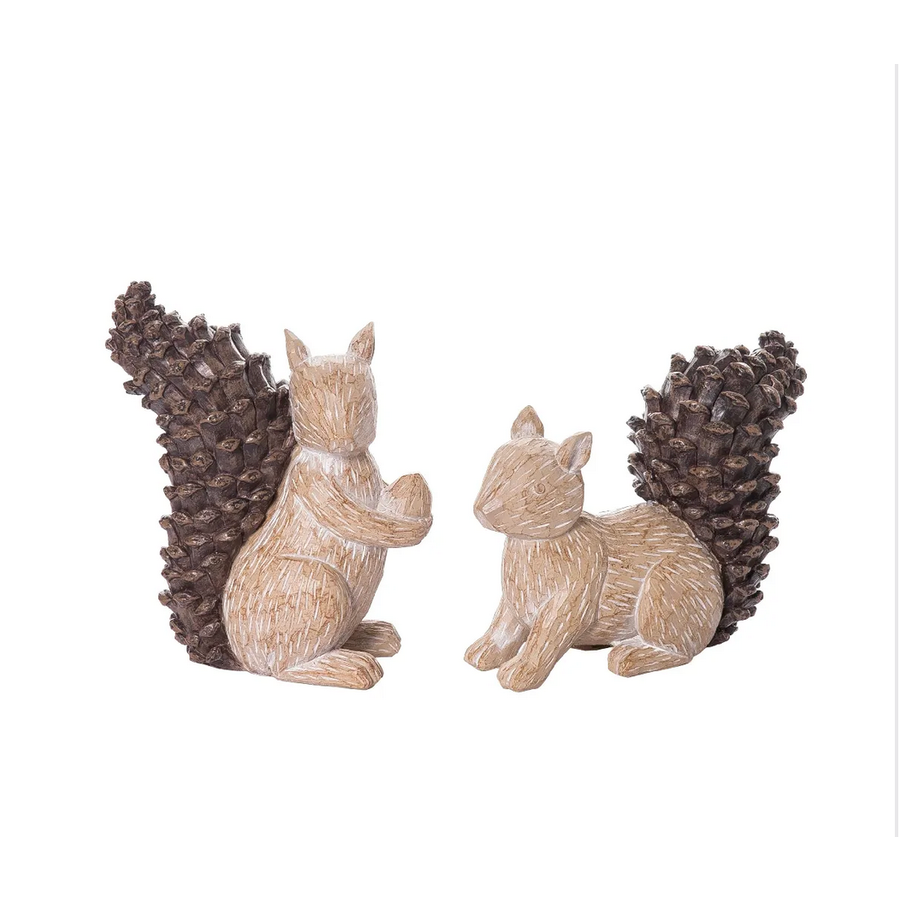 Resin Squirrel Figurine