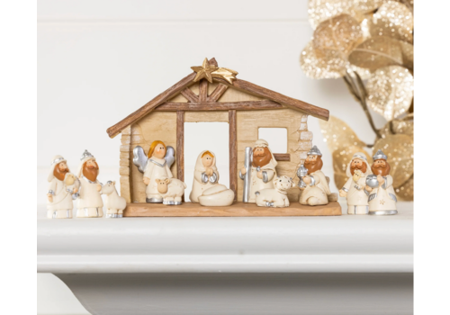  Kids' Nativity with Creche 