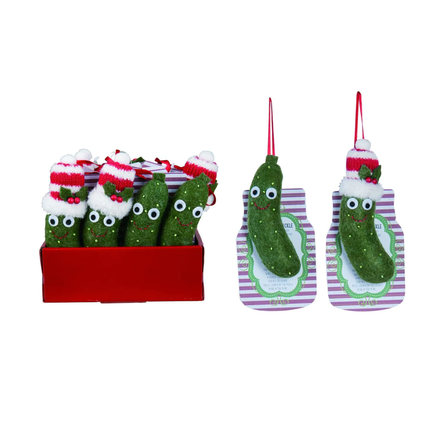 Felt Christmas Pickle Orn