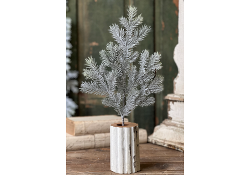  Snowy Sitka Spruce Spray 20" 