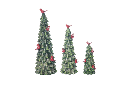  Glitter Cardinal Tree Decor 