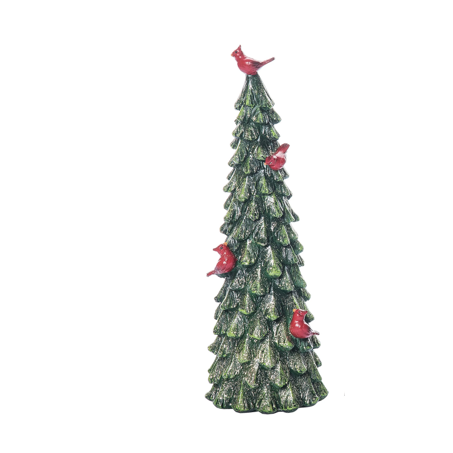 Glitter Cardinal Tree Decor