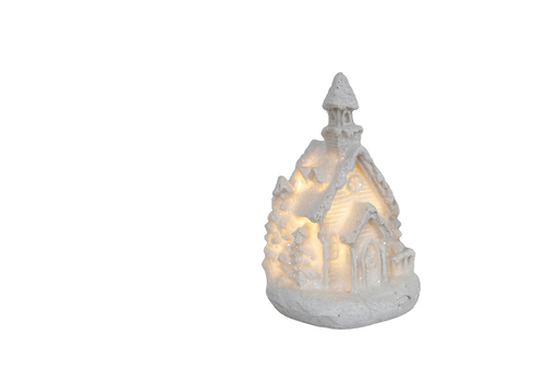  LED White Mini Church 