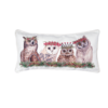 Fabric Woodland Owl Lumbar Pillow