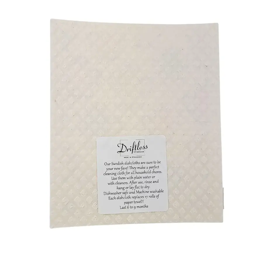 Ghost Pumpkin Picking  Swedish Dishcloth