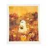 Driftless Studios Ghost Pumpkin Picking  Swedish Dishcloth