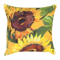 Sunflower Square Pillow