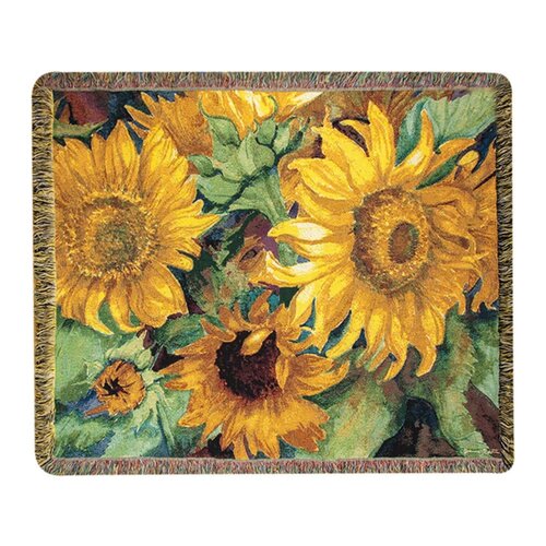  Sunny Faces Tapestry Throw 60" x 50" 