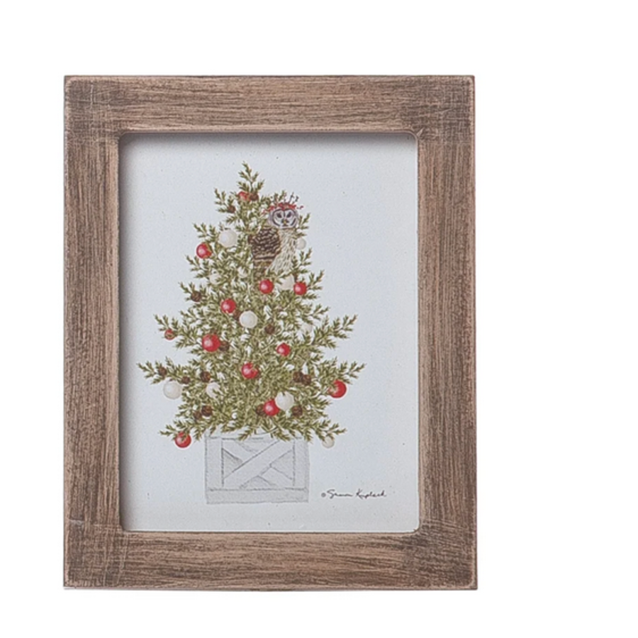 Holiday Owl Frame