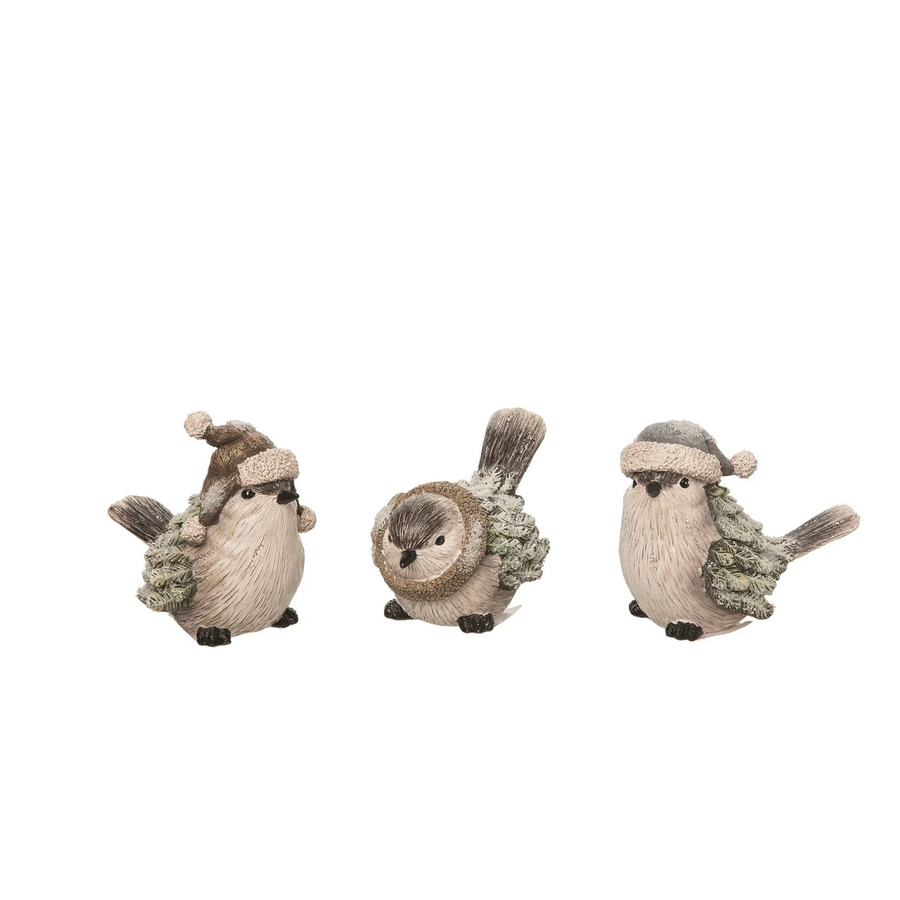 Snowbound Bird Figure