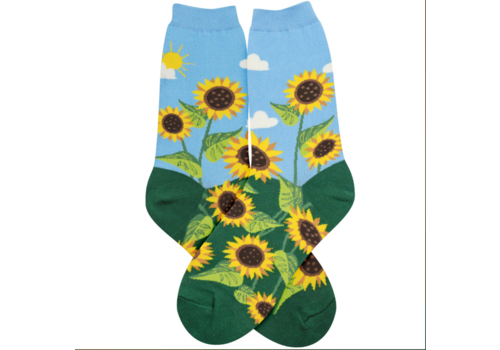  Foot Traffic Socks Sunflowers Women's Socks 