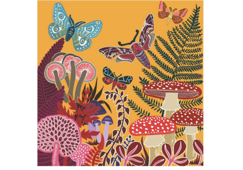  Paper Products Design Autumn Forest Beverage Napkins 